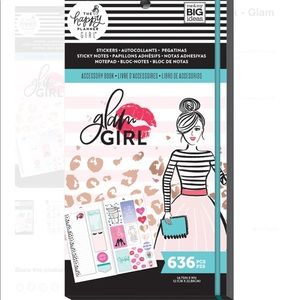 Happy planner glam girl sticker book set mambi